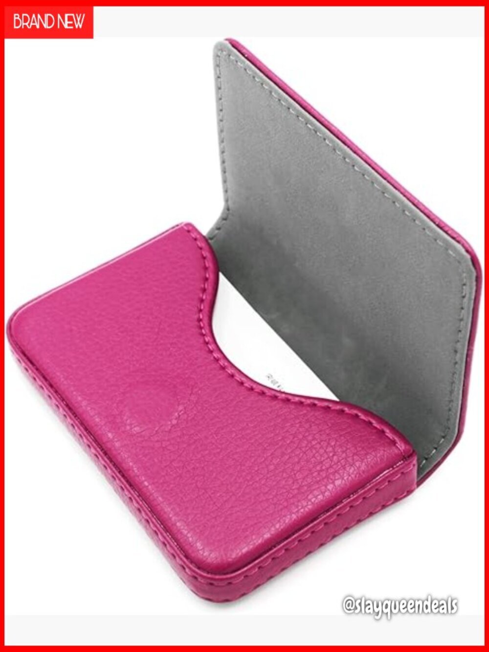 Slim RFID Blocking Business Card Holder with 15 Slots